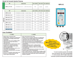 Emotrol MPA-20/7.5-S2  0.55kw-7.5kw 380v İki Pompalı Paket Hidrofor Panosu