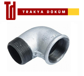 Trakya Döküm 3'' Galvaniz Kuyruklu Dirsek