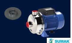 Sumak SMINOX/K-100/1 1Hp 220V  Paslanmaz Santrifüj Pompa (AISI 304)
