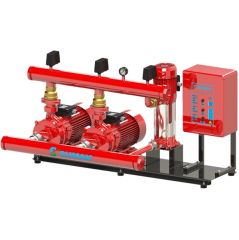 Sumak SMKT 750 EEJY  2X7.5 Hp-1X1.8 Hp  380V  Elektrikli+Elektrikli ve Joker Pompalı Yangın Söndürme Hidroforu