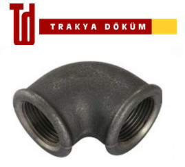 Trakya Döküm 1 1/4'' Siyah Dirsek