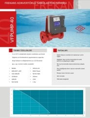Atlas  VFPUMP 25   DN25  ATL-25-120  Frekans Konvertörlü Sirkülasyon Pompa