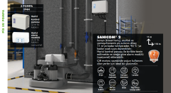 Sanihydro SANICOM 2 / 2 Ünite Atık Su Tahliye Cihazı -10 Lt