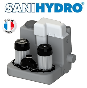 Sanihydro SANICOM 2 / 2 Ünite Atık Su Tahliye Cihazı -10 Lt