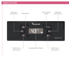 Baymak DUOTEC 45 Premix Yoğuşmalı Kombi (38.700 kcal/h)