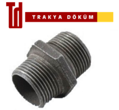 Trakya Döküm 1 1/4'' Siyah Nipel