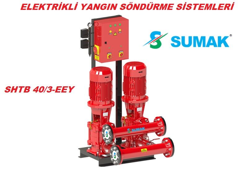 SUMAK SHTB 40/3 - EEY (ELEKTRİKLİ+ELEKTRİKLİ) YANGIN HİDROFORU- Fiyat bilgisi için bizimle iletişime geçiniz.