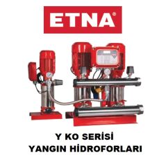 Etna Y3 KO 10/10-40  3x5.5hp 380v Üç Pompalı Elektrikli Alarm Kitli Yangın Hİdroforu