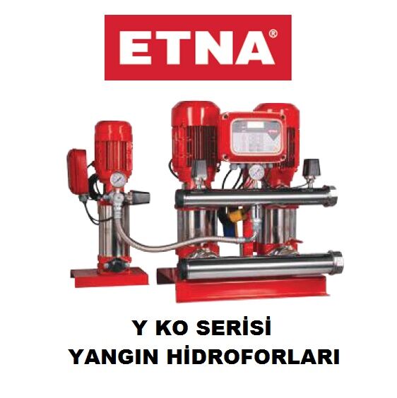Etna Y3 KO 15/7-40  3x5.5hp 380v Üç Pompalı Elektrikli Alarm Kitli Yangın Hİdroforu