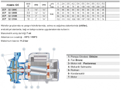 Pedrollo 2CP 32/200B 5.5hp 380v 1 1/4\'\' Çıkışlı Çift Kademeli Santrifüj Pompa