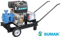 SUMAK, SMKT750/2 D, 7.5Hp, 3000 DEVİR, KADEMELİ , DİZEL MOTOPOMP (MARŞLI)