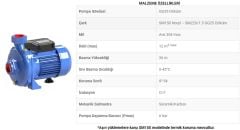 Sumak, SM220/1.5-S, 2.2Hp, 220V, Sıcak Su Santrifüj Pompa