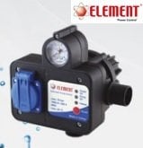 Element   ELT-PC2   Yatay Çıkışlı Manometreli  Arkadan Ayarlı Kablosuz Otomatik Pompa Kontrol Cihazı