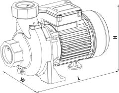 Sumak, SM300/2-S, 3Hp, 220V, Sıcak Su Santrifüj Pompa