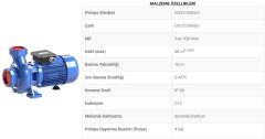 Sumak, SMT220/3-S, 2.2Hp, 380V, Sıcak Su Santrifüj Pompa