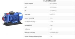 Sumak, SMT1500/3-S, 15Hp, 380V, Sıcak Su Santrifüj Pompa