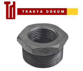 Trakya Döküm 1 1/2'' X 1 1/4'' Siyah Redüksiyon