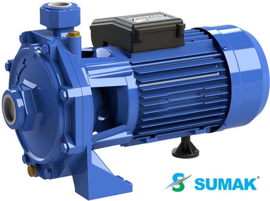 SUMAK, SMKT220-S, 380V, 2.2Hp, ÇİFT KADEMELİ SICAK SU SANTRİFÜJ POMPA