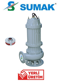 Sumak SDTK 300/6 30HP 380V 6\'\' Çıkışlı Foseptik Dalgıç Pompa