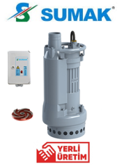 Sumak SDT50/3Z 5.5HP 380V 3\'\' Gövde Soğutmalı Drenaj Dalgıç Pompa