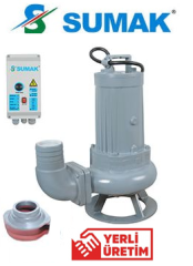 Sumak SDTK 75/4 7.5HP 380V 4\'\' Çıkışlı Foseptik Dalgıç Pompa