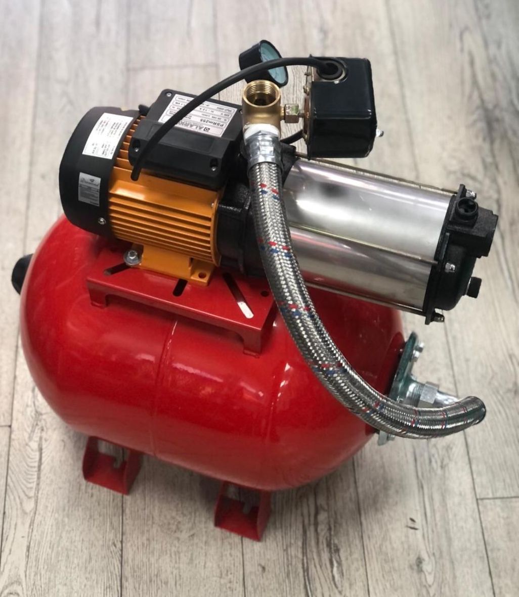 Alarko PSRM 454  3Hp 220V   50Litre Yatık Tanklı Paket Hidrofor
