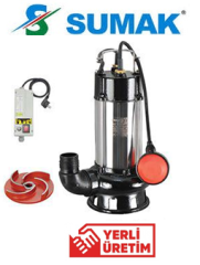 Sumak SDF 18/2 1.8HP 220V 2\'\' Çıkışlı Foseptik Dalgıç Pompa