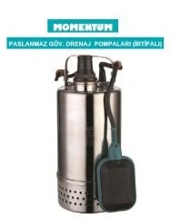 MOMENTUM PDN10-20-1.5 -2HP-220V- PASLANMAZ GÖVDELİ YÜKSEK İRTİFALI DRENAJ DALGIÇ POMPA