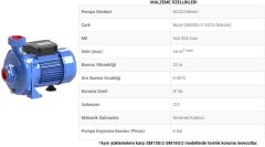 Sumak, SM150-P, 1.5Hp, 220V, Paslanmaz, Çarklı Santrifüj Pompa