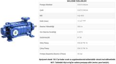 Sumak, SYT32/3, 4Kw, 380V, Yatay Milli Kademeli pompalar 2900 d/d