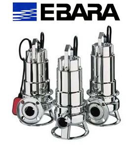 Ebara DW 200 3hp 380v Komple Paslanmaz Çelik Dalgıç Atık Su Pompa