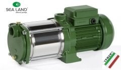 Sea Land  MK 120 M   1.2Hp 220V   Yatık Milli Paslanmaz Çelik Fanlı Çok Kademeli Pompa