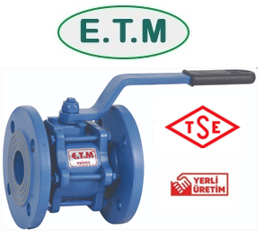 E.T.M Dn125 Pn10-16 Kısa Tip Küresel Vana (5'')