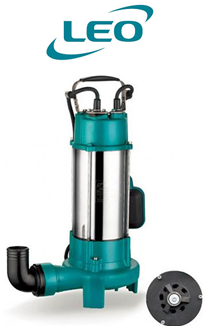 Leo XSP26.4-10/1.8ID 2.4hp 220v Bıçaklı Foseptik Dalgıç Pompa