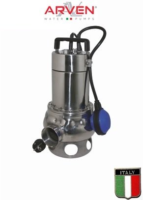 Arven RED TIGER 100 M   1Hp 220 V  Paslanmaz Çelik Vortex Fanlı Foseptik Dalgıç Pompa