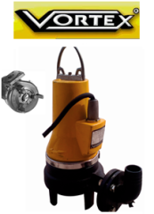 Vortex Super Cut 1500T 2Hp 380v Öğütücülü Bıçaklı Foseptik Dalgıç Pompa