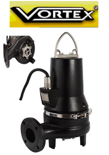 Vortex Grinder 1000 T 10Hp 380v Öğütücülü Bıçaklı Foseptik Dalgıç Pompa