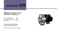 Anlatis Blu CA 65-40/5.5T 5.5hp 380v Komple Paslanmaz Monoblok Santrifüj Pompa