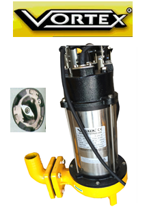 Vortex Cut 1800 AF T 2.5Hp 380v Öğütücülü Bıçaklı Foseptik Dalgıç Pompa