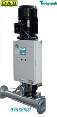 Dab 1 BYH 15/6-55    1X7.5Hp  380V  Tek Pompalı Komple Paslanmaz Çelik Gövdeli Düşey Sessiz Çok Kademeli Denge Tanksız Paket Hidrofor - 13 kat  83 daire