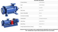 Sumak, SYT40/5E, 18.5Kw, 380V, Yatay Milli Kademeli, Uçtan emişli pompalar 2900 d/d