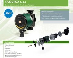 Dab Evosta2  40/70-180X    Dişli Frekans Kontrollü Sirkülasyon Pompası