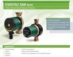 Dab Evosta2  80/150 SAN   Bronz Gövdeli Dişli Frekans Kontrollü Sirkülasyon Pompası