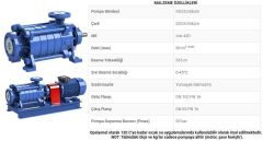 Sumak, SYT65/7E, 110Kw, 380V, Yatay Milli Kademeli, Uçtan emişli pompalar 2900 d/d- FİYAT BİLGİSİ İÇİN İLETİŞİME GEÇİNİZ.