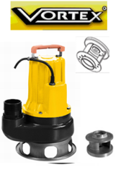 Vortex Vmcm 20 M 2Hp 220v Paslanmaz Çift Kanallı Pis Su Dalgıç Pompa