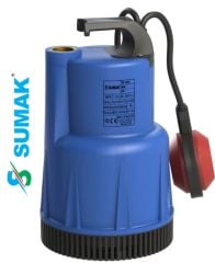 Sumak, SDF5, 0.5Hp,220V Flatörlü Plastik Drenaj Dalgıç Pompa