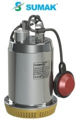 Sumak, SDF6, 0.5Hp,220V, Paslanmaz Gövdeli Drenaj Dalgıç Pompa