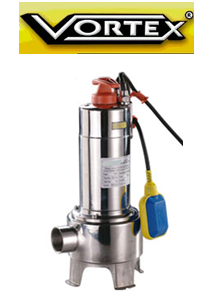 Vortex Tox 30-50 M İnox 3hp 220v Paslanmaz Pis Su Foseptik Açık Fanlı Dalgıç Pompa