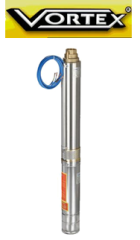 Vortex 6 GM-08 0.75hp 220v 1 1/4'' Çıkışlı  Sondaj Dalgıç Pompa