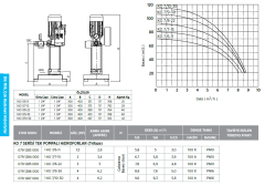 Etna 1 KO 7/7-15 2hp 380v Tek Pompalı Çok Kademeli Paket Hidrofor